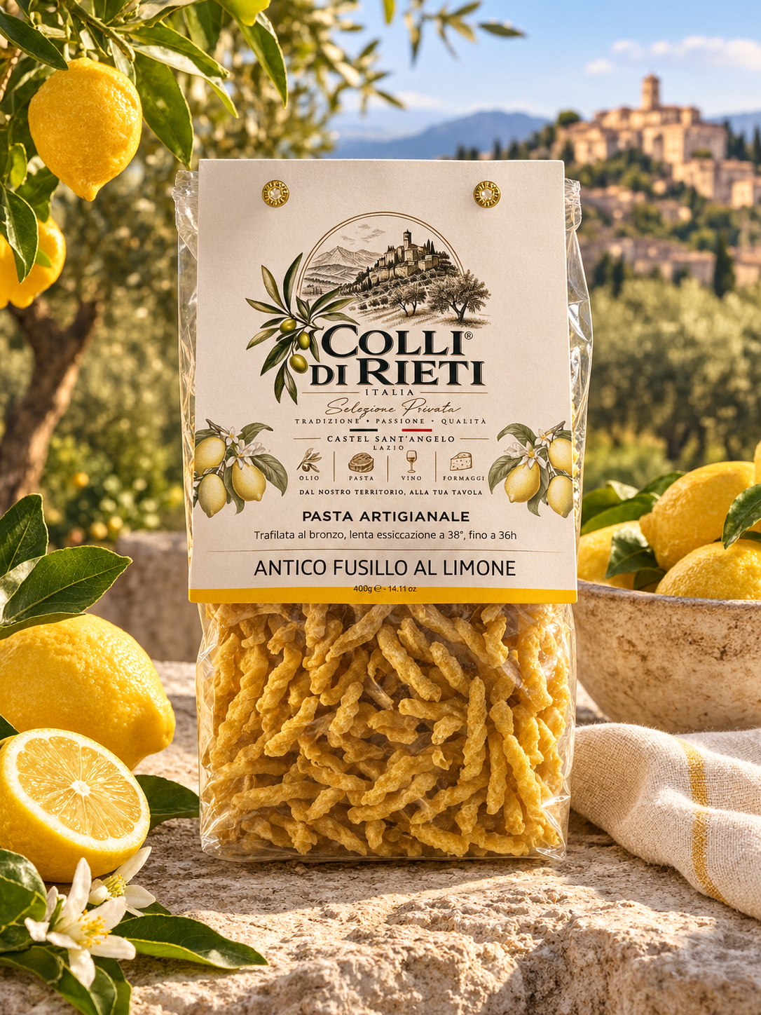 Makaron cytrynowy Antico Fusillo al Limone Colli di Rieti 400 g